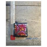 Hand painted wooden box