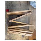But vintage wooden folding rack
