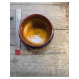 Vintage hand painted Russian bowl