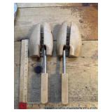 Vintage wooden shoe stretchers