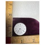 Antique Waltham pocket watch movement for parts