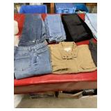 Ladies skinny jeans and clothing lot Calvin