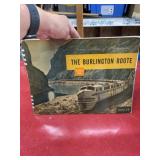 1947 Trains album of photographs The Burlington