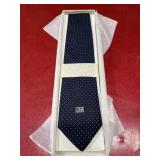Vintage CSX railroad necktie navy blue