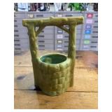 Vintage Asian inspired wishing well planter