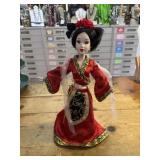 Japanese geisha girl doll porcelain