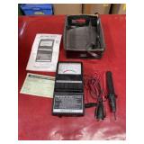 MEG-O-VOLT model 520 voltmeter with accessories
