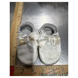 Vintage baby shoes, leather