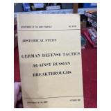 October 1951 Dept of the Army German Defense