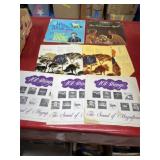 8 vintage record albums unsearched and untested
