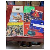 8 vintage record albums unsearched and untested