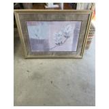 31 x 43 framed signed picture HEAVY