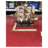 Vintage model ship Cutty Sark 16 inches long