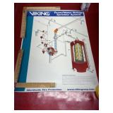 Vintage VIKING foam/water sprinkler system poster