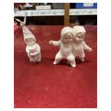 2 Department 56 Snowbabies figurines, NO Box