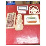 Fall wall decor lot