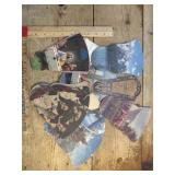 Vintage church hand fans
