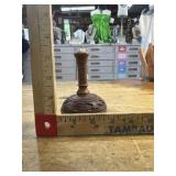 Vintage hand carved wooden vase