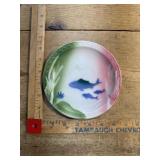Vintage small airbrushed plate