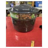 Vintage 21quart canning pot with lid, missing