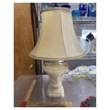 Vintage lamp white porcelain untested