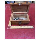Wooden treasure box souvenir Dallas TX with