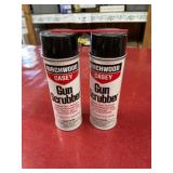 2 cans Birchwood Casey gun scrubber & 1 spray
