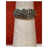 Vintage .925 silver ring size 3 marked Thailand