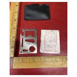 Vintage stainless multipurpose pocket survival