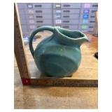 Vintage mid century ceramic water pitcher