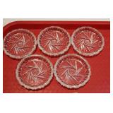 5 Pinwheeel Coasters