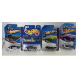 (4) Hotwheels Cars