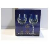 Celeste 4PC Crystal Goblet Set -New