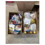 (2) Boxes of assorted happy meal toys