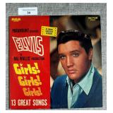 Elvis Girls Girls Girls LP w Inner