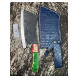 12' Handcrafted Full Tang Cleaver w/ Sheath