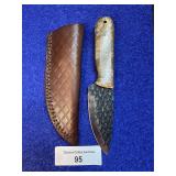 8' Handcrafted Full Tang Hunting Knife w/ Sheath