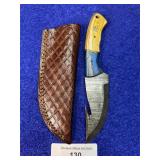 8' Handcrafted East Texas Skinner Knife w/ Sheath