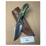 8' Handcrafted Full Tang Hunting Knife w/ Sheath