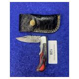 7' Handcrafted Pocket Knife w/ Sheath