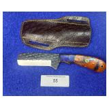 8' Handcrafted Bull Cutter Knife w/ Sheath