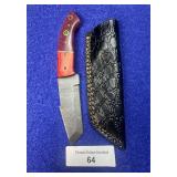 8' Handcrafted Bull Cutter Knife w/ Sheath