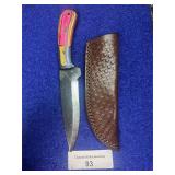 8' Handcrafted Full Tang Hunting Knife w/ Sheath