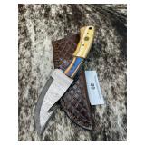 8' Full Tang Damascus Hunting Knife