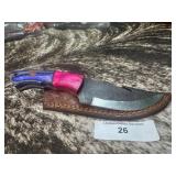 8' Damascus East Texas Skinner Knife
