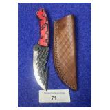 8' Full Tang Damascus Hunting Knife