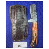 8.5' Handcrafted Bull Cutter Knife w/ Sheath