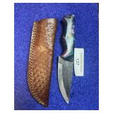 8' Full Tang Carbon Steel Hunting Knife w/ Sheath