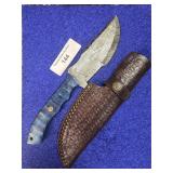 11' Handcrafted Full Tang Damascus Bowie Knife