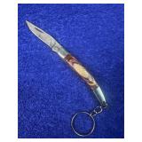 6' Handcrafted Damascus Keychain Pocket Knife